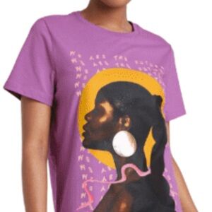 Target | BHM | Short Sleeved T-Shirt by Blu: BlackBoyBe | Purple Sz 2X